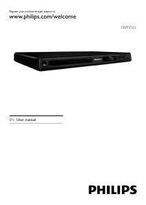 Manual Philips DVP3522 DVD Player