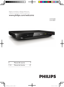 Manual de uso Philips DVP3681 Reproductor DVD