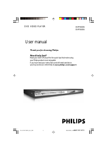 Handleiding Philips DVP5505S DVD speler