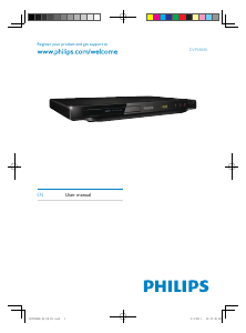 Manual Philips DVP3888KX DVD Player