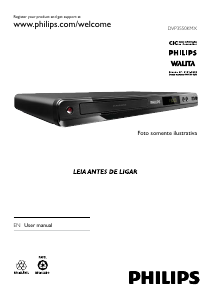 Manual Philips DVP3550KMX DVD Player