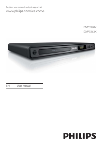 Manual Philips DVP3362K DVD Player