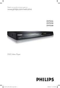 Manual Philips DVP3256X DVD Player