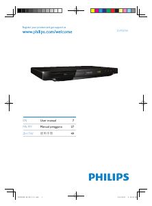Manual Philips DVP3870K DVD Player