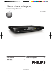 Manual Philips DVP3690K DVD Player
