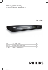 Manual Philips DVP3254KX DVD Player