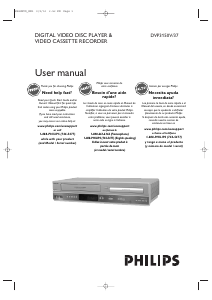 Manual Philips DVP3150V DVD-Video Combination
