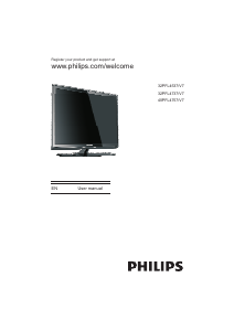 Manual Philips 40PFL4757 LED Television