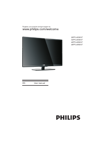 Manual Philips 40PFL4958 LED Television