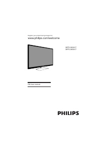 Manual Philips 39PFL3850 LED Television