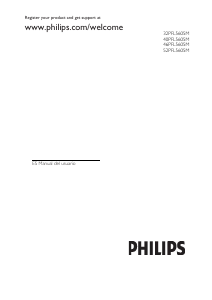 Manual de uso Philips 40PFL5605M Televisor de LED