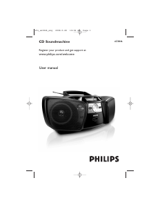 Manual Philips AZ3846 Stereo-set