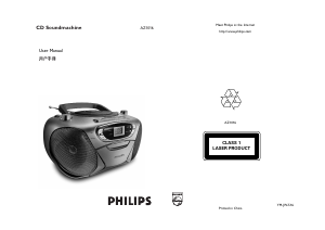 Manual Philips AZ1016 Stereo-set