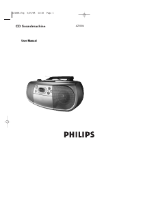 Manual de uso Philips AZ1006 Set de estéreo