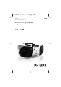 Manual Philips AZ1839 Stereo-set