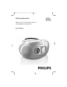 Manual Philips AZ1021C Stereo-set
