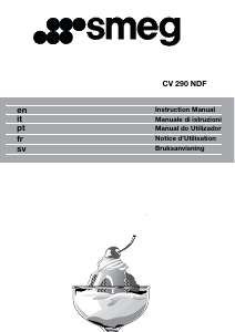 Manuale Smeg CV290NDF Congelatore