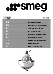 Manuale Smeg CO205F Congelatore