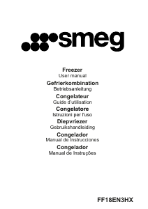 Manuale Smeg FF18EN3HX Congelatore