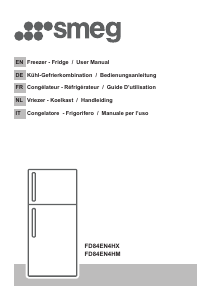 Manuale Smeg FD84EN4HX Frigorifero-congelatore