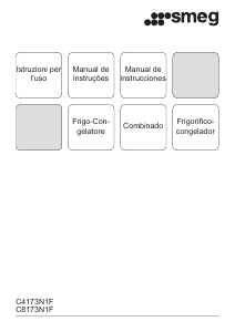 Manual Smeg C8173N1F Frigorífico combinado