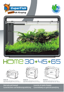 Mode d’emploi SuperFish Home 30 Aquarium