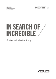 Instrukcja Asus UX310UQ Zenbook Komputer przenośny