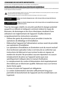 Mode d’emploi Whirlpool AKZ 480/WH/01 Four