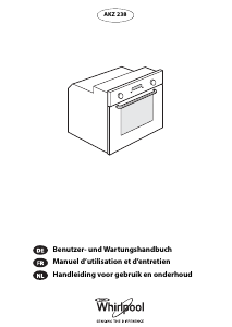 Manual Whirlpool AKZ 238/IX Oven