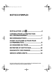 Mode d’emploi Whirlpool AKP 442/NB Four