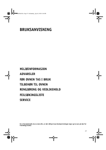 Bruksanvisning Whirlpool AKZ 531 NB Ovn