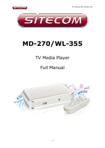 Manual Sitecom MD-270 Media Player