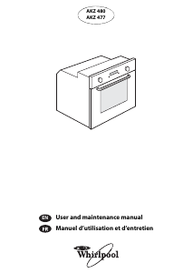 Manual Whirlpool AKZ 480/IX Oven