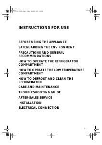 Manual Whirlpool ARC 1731/S Refrigerator