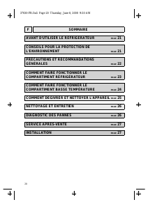 Mode d’emploi Whirlpool ARC 1221 Réfrigérateur