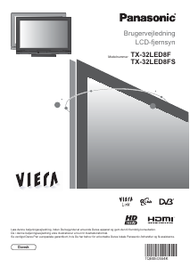 Brugsanvisning Panasonic TX-32LED8FS Viera LCD TV