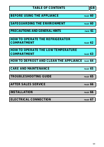 Manual Whirlpool ART 570/G Refrigerator