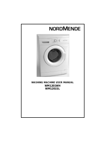 Manual Nordmende WM1201SL Washing Machine