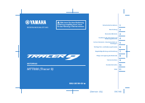 Bedienungsanleitung Yamaha Tracer 900 (2021) Motorrad