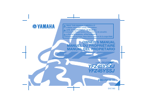 Handleiding Yamaha YFZ450R (2018) Quad