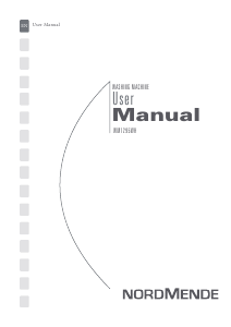 Handleiding Nordmende WM1295WH Wasmachine