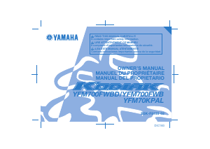 Handleiding Yamaha Kodiak 700 (2020) Quad