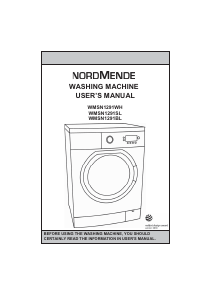 Manual Nordmende WMSN1291BL Washing Machine