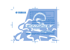 Handleiding Yamaha Grizzly 450 (2016) Quad