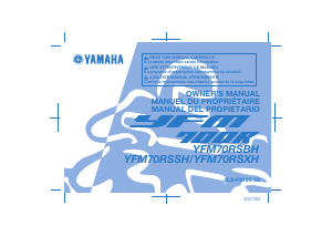 Handleiding Yamaha YFM700R (2017) Quad