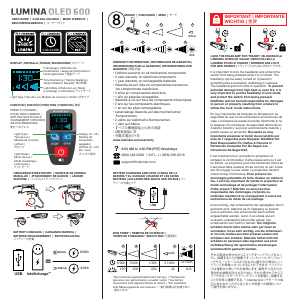 Handleiding NiteRider Lumina OLED 600 Fietslamp