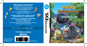 Handleiding Nintendo DS Pokemon Mystery Dungeon Explorers of Time