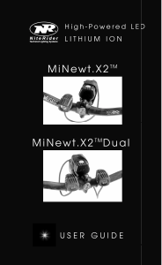 Handleiding NiteRider MiNewt X2 Fietslamp