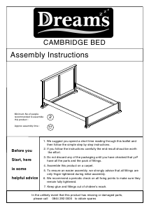 Manual Dreams Cambridge Bed Frame