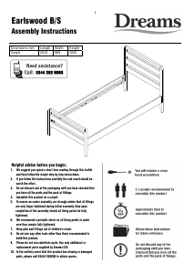 Manual Dreams Earlswood (99x201) Bed Frame